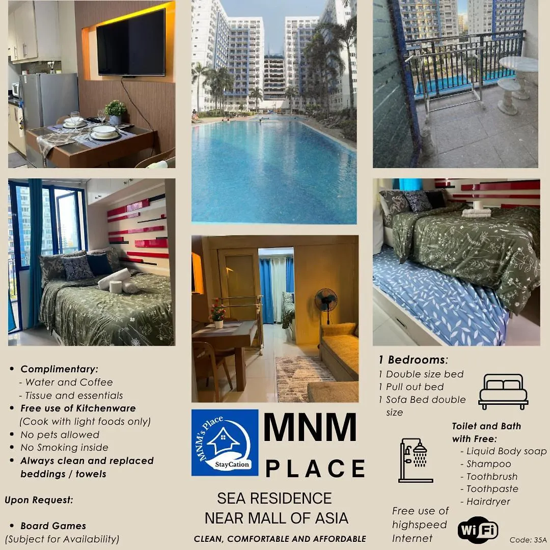 Mnm Place - Sea Residence 5A Manila